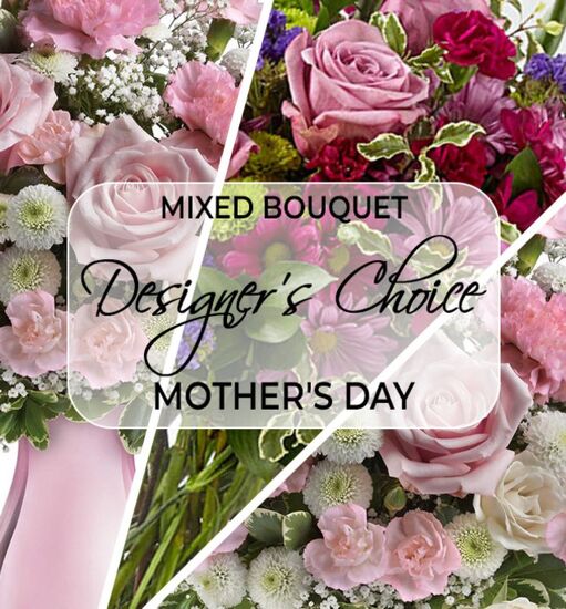 Mother's day custom designed bouquet by designer