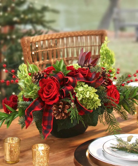 Royal Christmas centerpiece 